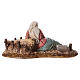 Virgem deitada com Menino Jesus para presépio Moranduzzo com figuras em resina de 15 cm de altura média s4