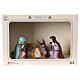 PVC Holy Family for Moranduzzo Nativity scene 7 cm 5 pieces, Children's Line s8