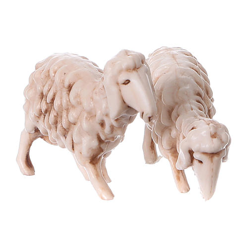 Krippenfiguren Hirten und Schafe, Set zu 4 Figuren, Linie Bambini, für 7 cm Krippe von Moranduzzo 4