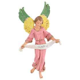 Gloria-Engel in rosa Gewand, für 30 cm Krippe von Fontanini