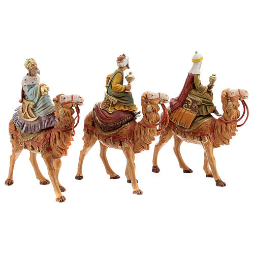 CORVUS KIDS AT WORK Schnitzholz Krippenfiguren Teil 5/König mit Kamel 