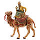 Tres Reyes Magos y camellos para belén Fontanini 10 cm s3