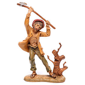 Pastor lenhador para presépio Fontanini com figuras 10 cm altura média