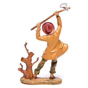 Pastor lenhador para presépio Fontanini com figuras 10 cm altura média