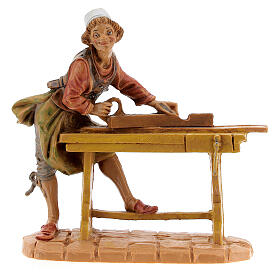 Carpinteiro para presépio Fontanini com figuras altura média 10 cm