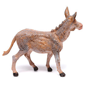 Burro de pé para presépio Fontanini com figuras de 10 
cm de altura média s2