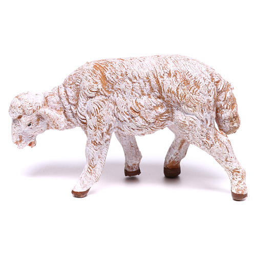 Mouton blanc pour crèche Fontanini 12 cm 1