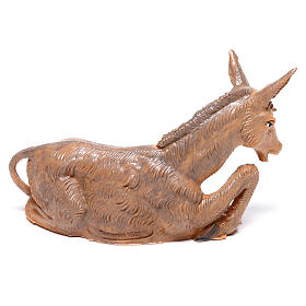 Esel sitzend für 10cm Fontanini Krippe