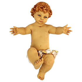 Presepe Fontanini: Gesù Bambino senza veste in resina presepe Fontanini 125 cm