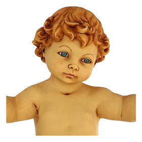 Presépio Fontanini: Menino Jesus sem túnica resina 47 cm para presépio Fontanini com figuras de altura média 125 cm Presépio Fontanini: Menino Jesus sem túnica resina 47 cm para presépio Fontanini com figuras de altura média 125 cm