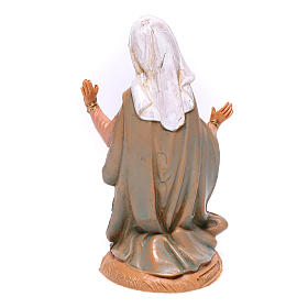 Vierge à genoux crèche Fontanini 10 cm