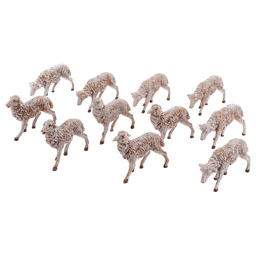 Schafe 18 Stück für Fontanini-Krippe von 19 cm 1