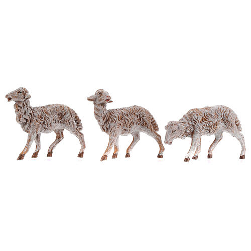 Schafe 18 Stück für Fontanini-Krippe von 19 cm 2