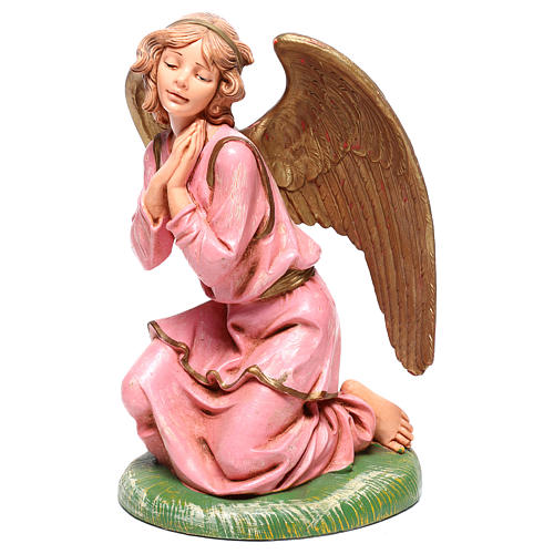 STOCK kniender Engel im Gebet für 19 cm Krippe von Fontanini 3