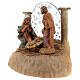 STOCK Nativité en résine avec carillon crèche Fontanini 17 cm s6