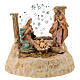 STOCK Narodziny Jezusa z żywicy z pozytywką szopka Fontanini 17 cm s1