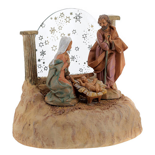 STOCK Natividade em resina com caixa de música para presépio Fontanini com figuras de 17 cm de altura média 7