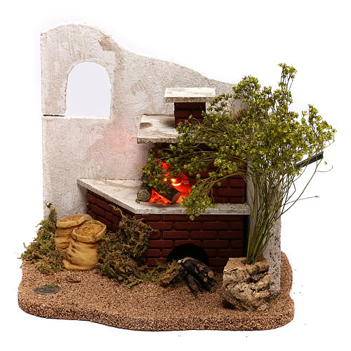 STOCK Décor abreuvoir animaux pour crèche Fontanini 6,5 cm 1