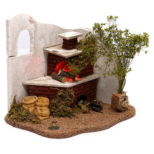 STOCK Décor abreuvoir animaux pour crèche Fontanini 6,5 cm 3