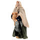 Woman with pitcher in terracotta and plastic, 12 cm nativity s2