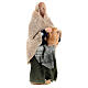 Woman with pitcher in terracotta and plastic, 12 cm nativity s3
