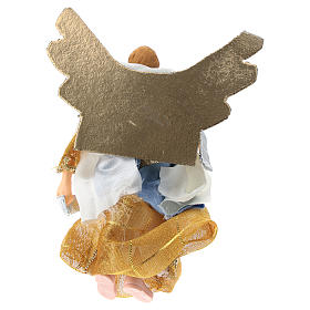 Angelo terracotta e plastica presepe di 12 cm