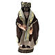 Statue of Moorish King for Nativity scenes of 12 cm in terracotta and plastic s1