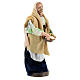 Woman with pot in terracotta and plastic, 12 cm nativity s3