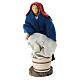 Washerwoman for Nativity scenes of 12 cm in terracotta and plastic s1