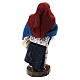 Washerwoman for Nativity scenes of 12 cm in terracotta and plastic s3