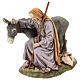 Saint Joseph avec âne Moranduzzo pour crèche de 15 cm s3