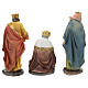 Set of 3 Wise Men in resin for Nativity scene of 15 cm s5