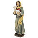 Pastorelle resina per presepe di 15 cm set di 3 pz s4
