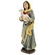 Shepherdess resin for nativity of 15 cm 3 pcs s4