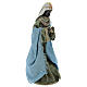 Three Kings set 40 cm in resin with grey and green clothing s5