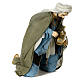 Nativity scene Magi 120 cm, in resin and fabric, with green and grey clothing s11