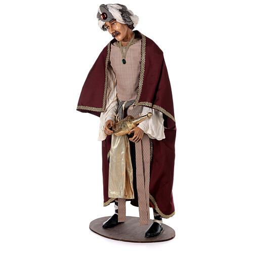 Magi Three Wise Men Kings Lifesize statues 170 cm in resin and fabric 12