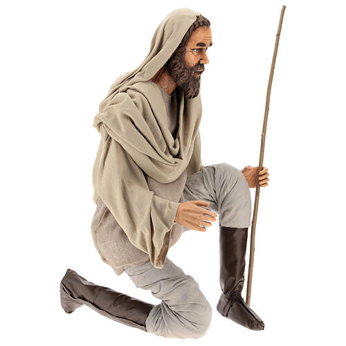 Nativity scene shepherd 170 cm Lifesize, in resin and fabric | online ...