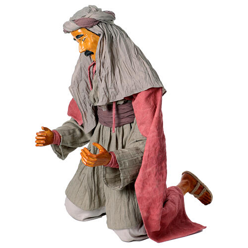 Nativity scene shepherd 170 cm Lifesize, in resin and fabric 3