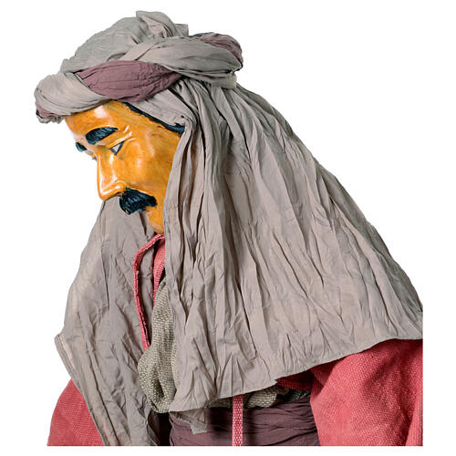 Pasterz 170 cm Lifesize klęczący, żywica i tkanina 4