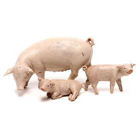 Schweine für Krippe von Fontanini 20 cm