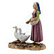 Nativity scene character, woman with geese, Martino Landi brand 10 cm s2