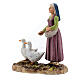 Shepherdess with geese M. Landi line for 10 cm nativity scene s2