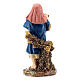 Shepherd with flute figurine, Martino landi nativity 10 cm s4