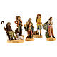 Nativity scene set characters wood effect 25 pcs, 4 cm s3