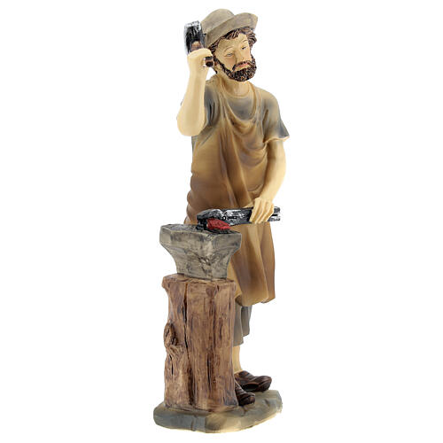 Blacksmith figurine 14 cm nativity 3