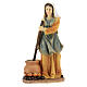 Woman cook statue resin nativity 14 cm s1