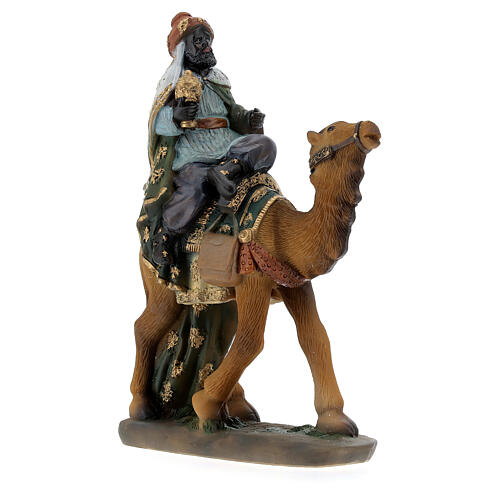 Three King statues on camel 12 cm nativity 4