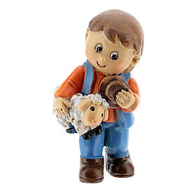Pastore pecora in braccio linea bimbo 4 cm