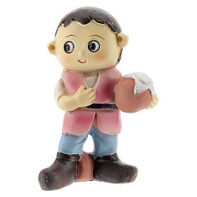 Pastore con brocca resina 10 cm linea bambini